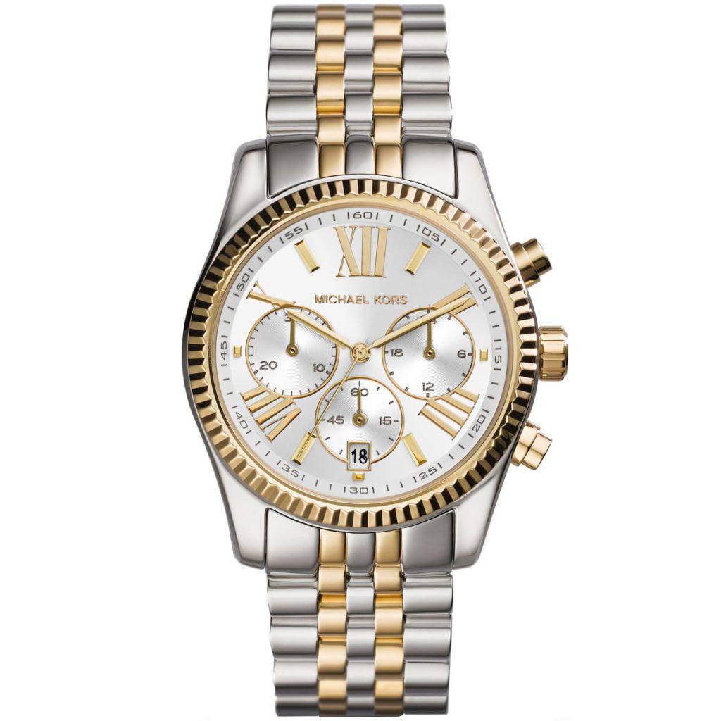 Michael Kors Women's Lexington Two-Tone Chronograph Watch