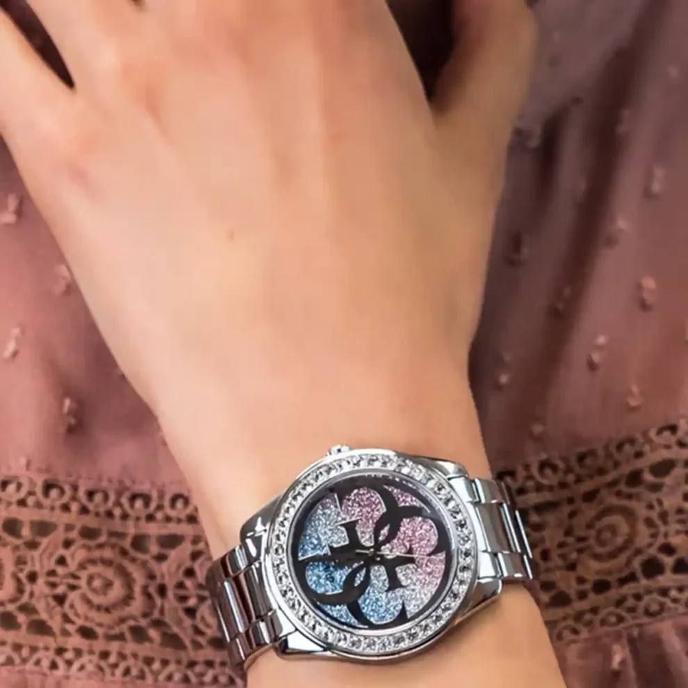 GUESS Twist Glitter Dial Women's Watch