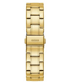 GUESS Sparkler Black Dial Gold-Tone Stainless Steel Ladies Watch