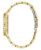 GUESS Sparkler Black Dial Gold-Tone Stainless Steel Ladies Watch