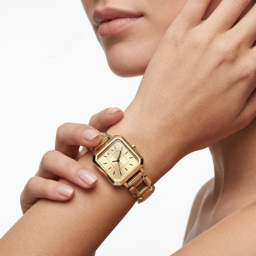 Armani Exchange Leila Women's Gold-Tone Watch