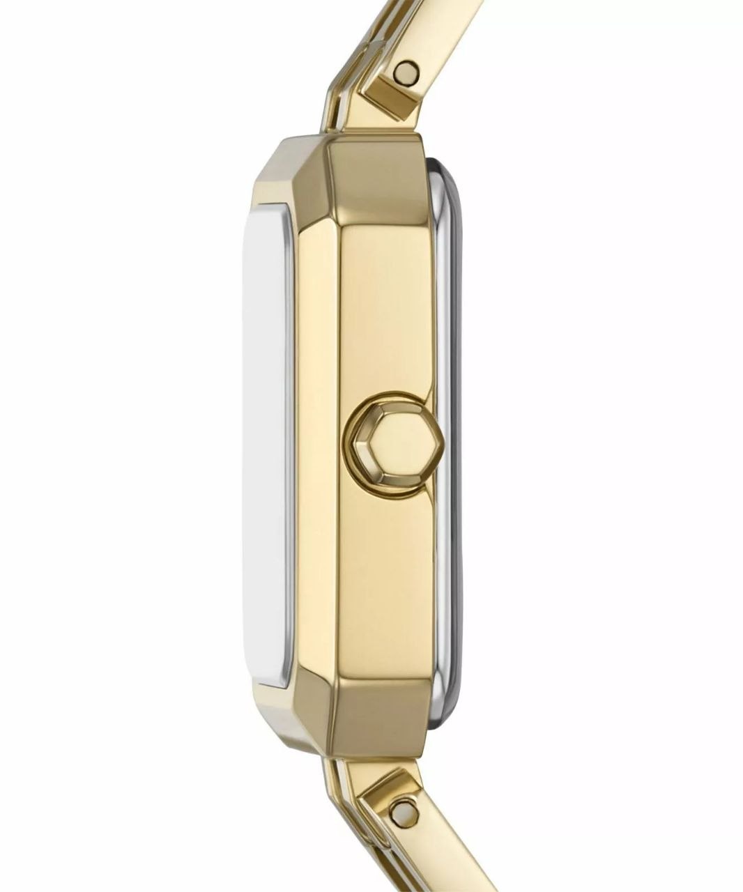 Armani Exchange Faye Two-Hand Gold-Tone Stainless Steel Watch