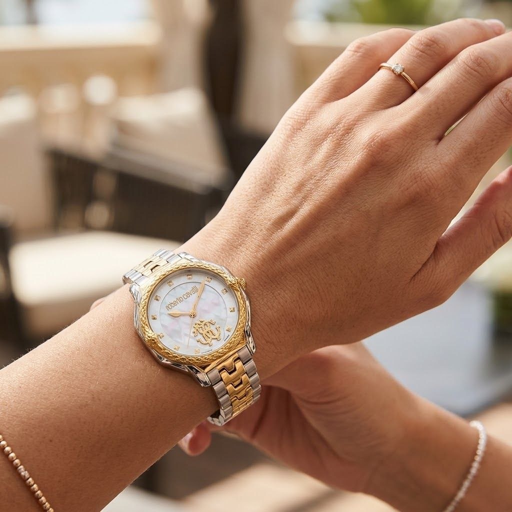 Roberto Cavalli by Franck Muller Women's Two-Tone Watch