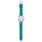 Michael Kors Slim Runway Santorini Blue Leather Women's Watch