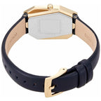Michael Kors Suri Gold-Tone and Black Leather Women's Watch