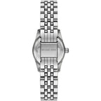MICHAEL KORS Women's Lexington Watch with Burgundy Dial &amp; Silver Strap