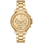 Michael Kors Maren Chronograph Gold-Tone Stainless Steel Ladies Watch