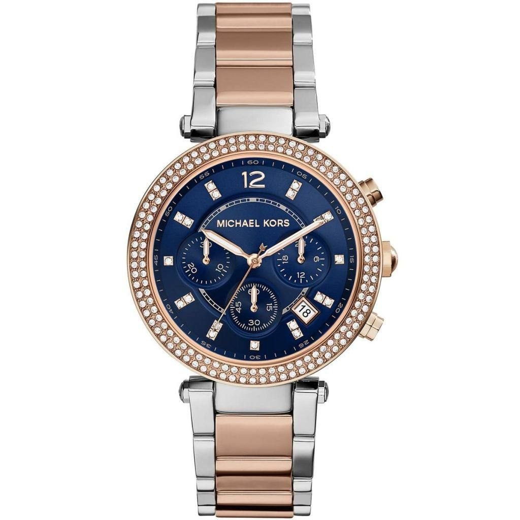Michael Kors Parker Chronograph Two-Tone Ladies Watch