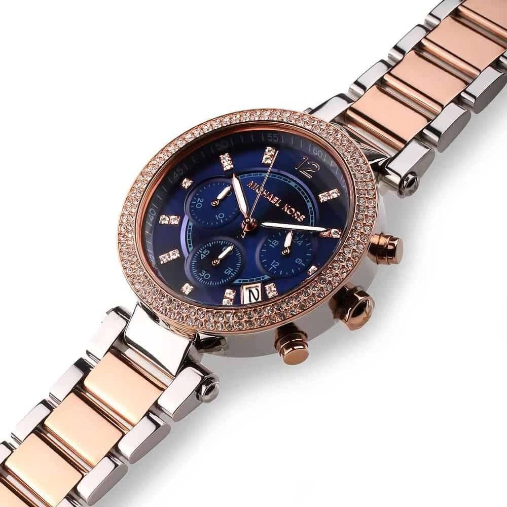Michael Kors Parker Chronograph Two-Tone Ladies Watch