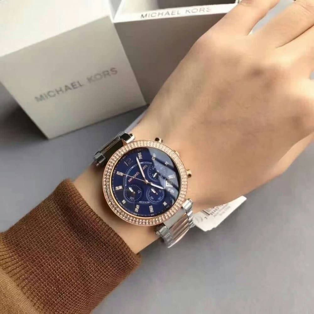 Michael Kors Parker Chronograph Two-Tone Ladies Watch