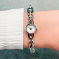 MICHAEL KORS MINI ASTOR LINK WATCH-SILVER