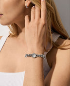 MICHAEL KORS MINI ASTOR LINK WATCH-SILVER