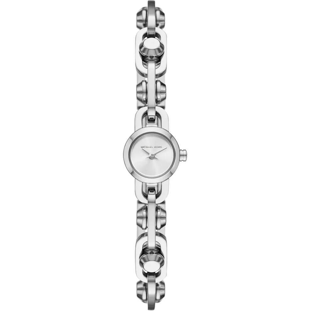 MICHAEL KORS MINI ASTOR LINK WATCH-SILVER