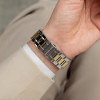 Michael Kors Essex Two-Tone Stainless Steel Rectangular Watch44