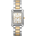 Michael Kors Essex Two-Tone Stainless Steel Rectangular Watch44