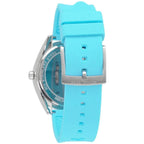 Michael Kors Janelle Women’s Aqua Blue Silicone Strap Watch