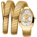 Just Cavalli Signature Snake Women's Quartz Watch – Gold Tone