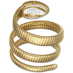 Just Cavalli Signature Snake Women's Quartz Watch – Gold Tone