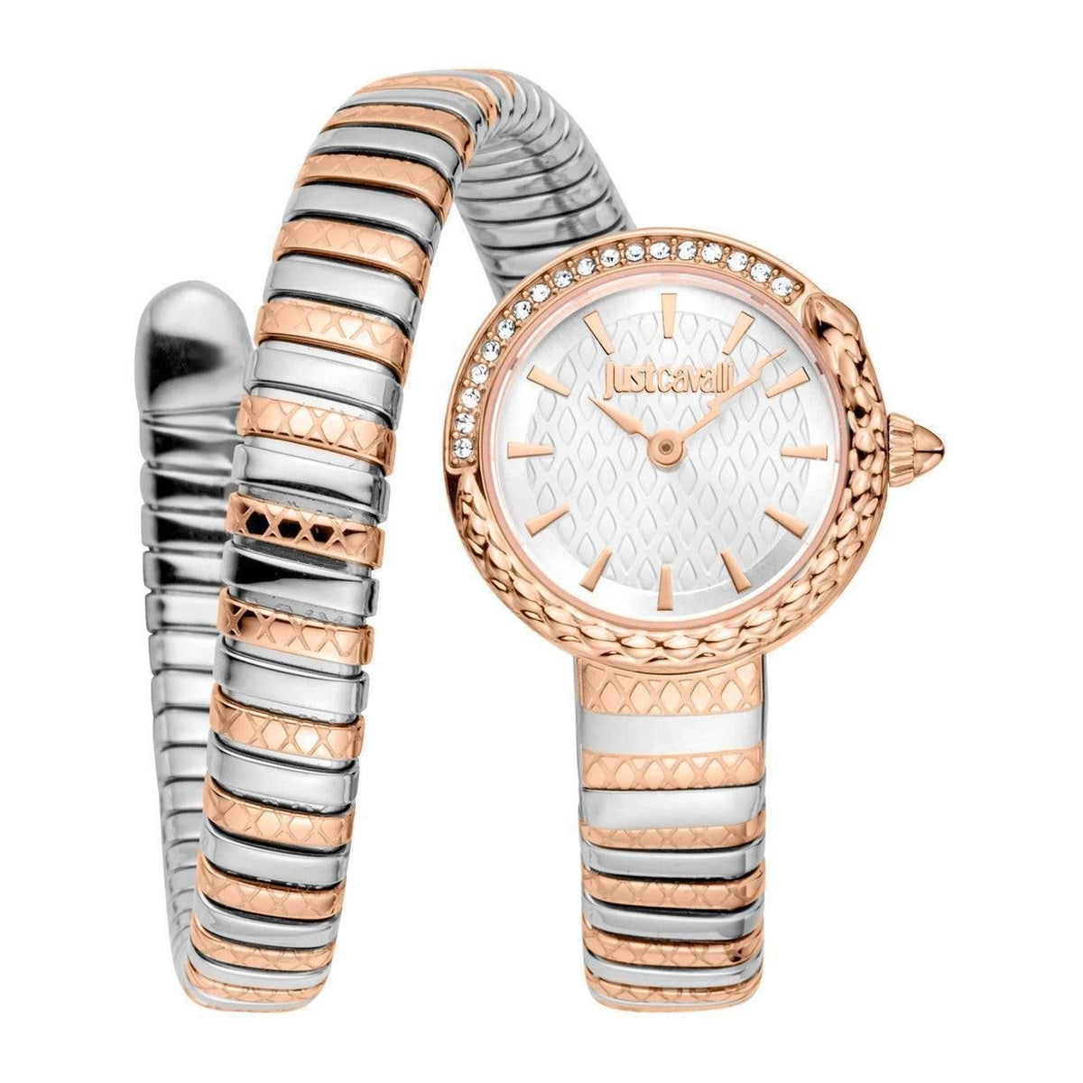 Just Cavalli Signature Snake Two-Tone Women's Watch