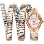 Just Cavalli Signature Snake Ambra Two-Tone Women's Watch