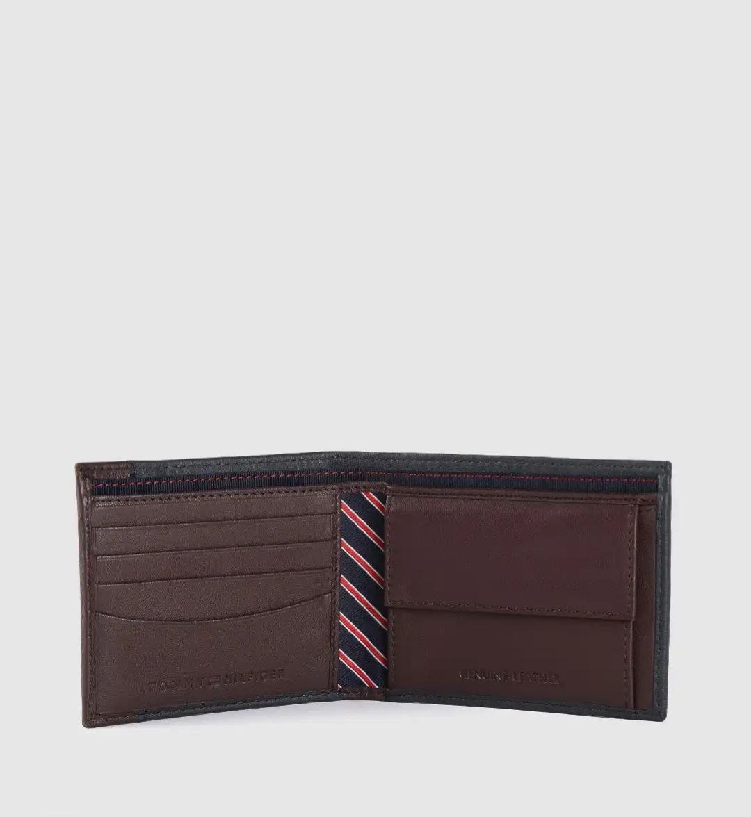 TOMMY HILFIGER MEN'S LEATHER WALLET