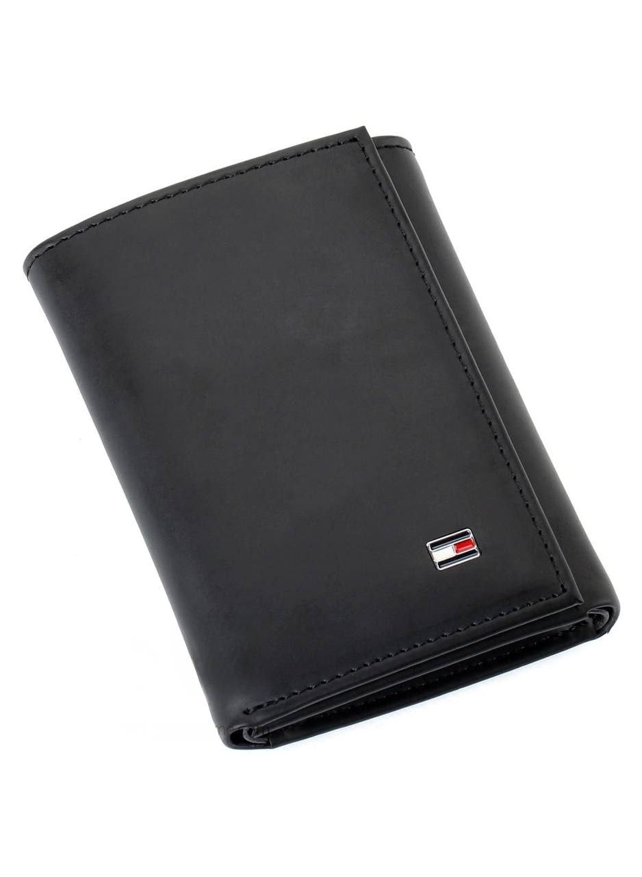 Tommy Hilfiger Men's Slim Trifold Leather Wallet