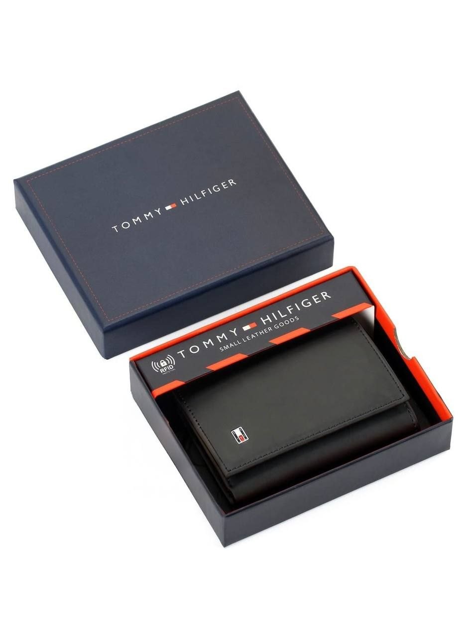 Tommy Hilfiger Men's Slim Trifold Leather Wallet